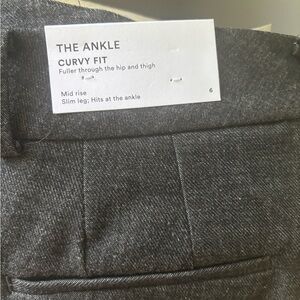 Ann Taylor Charcoal Ankle Pants